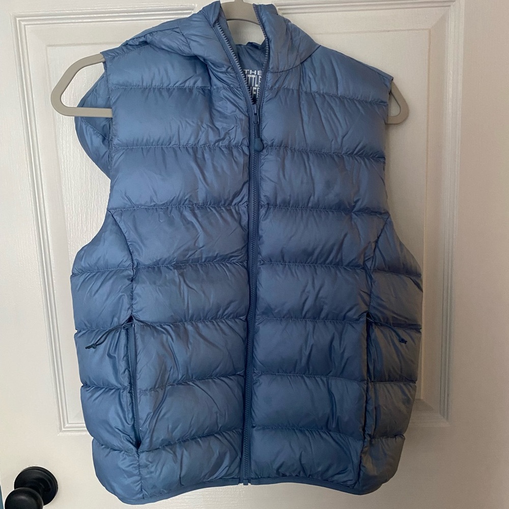 Aritzia Blue Puffer Vest